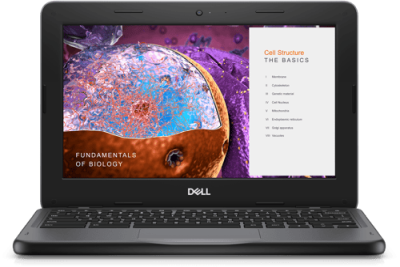 Dell Chromebook 3110, 11.6" HD TN touch, Intel Celeron N4500, 4 GB, 64 GB eMMC, WiFi 6, Chrome OS