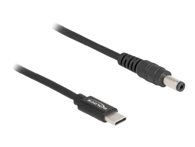 Delock Laptop Charging Cable USB Type-C™ male to 5.5 x 2.1 mm male