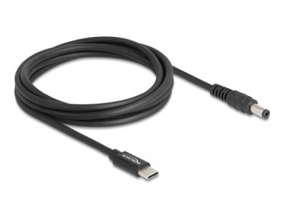 Delock Laptop Charging Cable USB Type-C™ male to 5.5 x 2.1 mm male#2