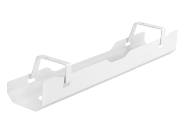 Deltaco Office Underdesk cable management tray steel 600x135x108mm - Vit#2