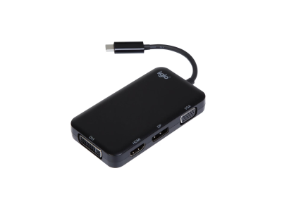 iiglo USB-C Multiadapter
DP 1.2, HDMI 2.0, DVI opp til 1080p @ 60Hz, VGA opp til 1080p @ 60Hz