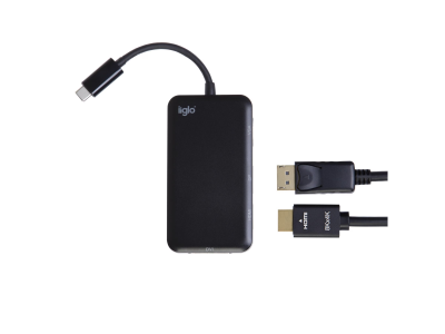 iiglo USB-C Multiadapter
DP 1.2, HDMI 2.0, DVI opp til 1080p @ 60Hz, VGA opp til 1080p @ 60Hz#4