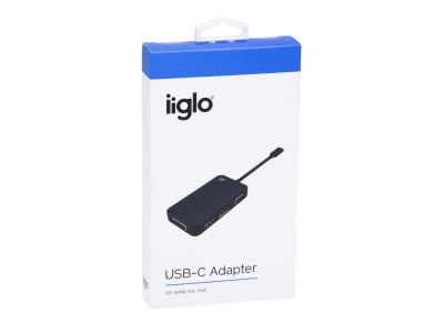 iiglo USB-C Multiadapter
DP 1.2, HDMI 2.0, DVI opp til 1080p @ 60Hz, VGA opp til 1080p @ 60Hz#5