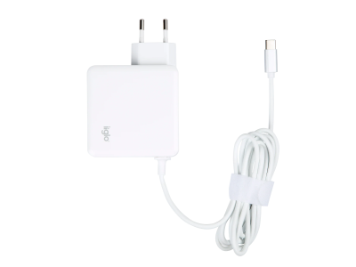 AC-adapter iiglo 65W USB-C, PD 3.0 USB-A 15W, med 1,8m integrerad kabel#2