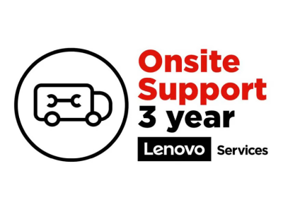 Garantiutökning Lenovo Onsite Upgrade ThinkCentre, 3 års på-platsen-garanti från 1 års på-platsen-garanti