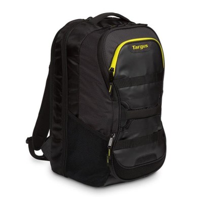 Ryggsäck Targus Work & Play Fitness Backpack 15.6" - Svart/Gul