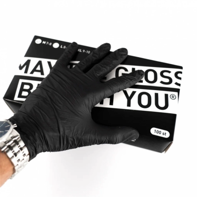 tershine Nitrilhandskar Svarta - 100 pack (X-large 9-10)