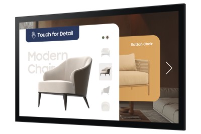 32" Samsung QM32C-T, 1920x1080 Touch, 8 ms, LAN/WiFi/Bluetooth, 16/7-drift#2