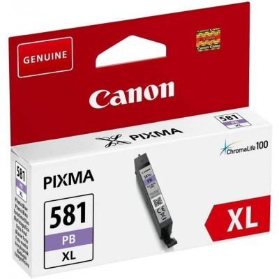 Canon CLI-581XL PB, Fotoblå, 505 sidor#1