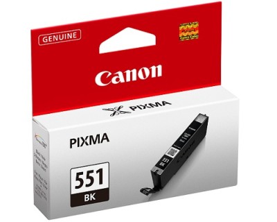Canon CLI-551BK, Svart, 7 ml, 150 sidor