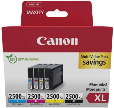 Canon PGI-2500XL Multipack (svart/cyan/magenta/gul)