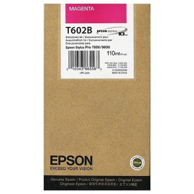 Epson Stylus 7800/7880/9800/9880 Magenta (T602B), 110 ml