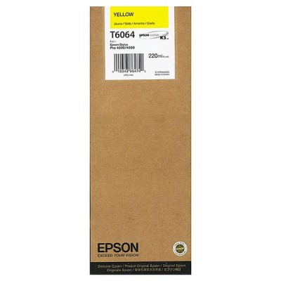 Epson Stylus 4800/4880 Gul (T6064), 220 ml