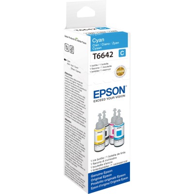 Epson EcoTank 664, Cyan, flaska 70ml, 6500 sidor