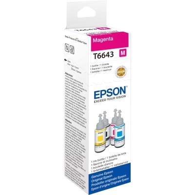 Epson EcoTank 664, Magenta, flaska 70ml, 6500 sidor