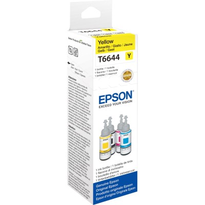 Epson EcoTank 664, Gul, flaska 70ml, 6500 sidor