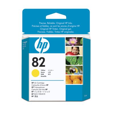 HP nr 82 Gul (C4913A), 69 ml, DesignJet 500/800PS