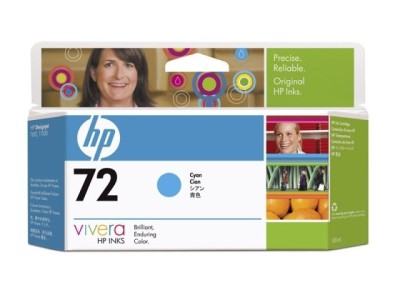 HP nr 72 Cyan Vivera (C9371A), 130 ml, DesignJet T1100/T610/T620/T770/T1200