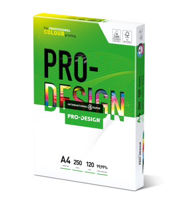 Mayer Pro Design A4 kopieringspapper, 250 ark, 120g/m2, ohålat