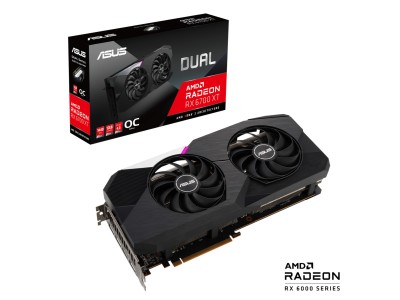 Asus Radeon RX 6700 XT DUAL OC 12 GB GDDR6, HDMI/3xDP