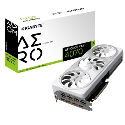 Gigabyte GeForce RTX 4070 AERO OC 12 GB GDDR6X, HDMI/3xDP, RGB Fusion