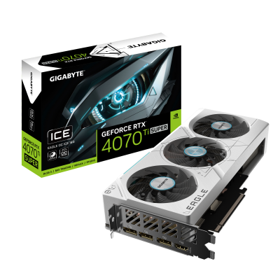 Gigabyte GeForce RTX 4070 Ti SUPER EAGLE OC ICE 16 GB GDDR6X, HDMI/3xDP, RGB Fusion#1