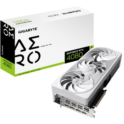 Gigabyte GeForce RTX 4080 AERO OC 16 GB GDDR6X, HDMI/3xDP, RGB Fusion