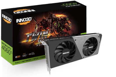 Inno3D GeForce RTX 4060 Ti Twin X2 8 GB GDDR6, HDMI/3xDP