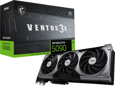 MSI GeForce RTX 5090 Ventus 3X OC 32 GB GDDR7, HDMI/3xDP#1