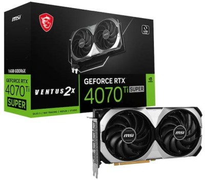 MSI GeForce RTX 4070 Ti Super Ventus 2X OC 16 GB GDDR6X, HDMI/3xDP#1