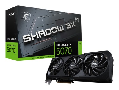 MSI GeForce RTX 5070 SHADOW 3X OC 12 GB GDDR7, HDMI/3xDP#1