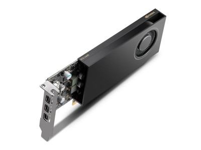 PNY Quadro RTX A400, 4 GB GDDR6, PCI Express 4.0, Low Profile, 4xMiniDP#1