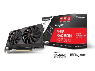 Sapphire Radeon RX 6500 XT Pulse Gaming 4 GB GDDR6, HDMI/DP