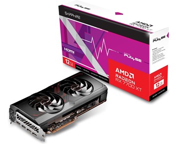 Sapphire Radeon RX 7700 XT Gaming Pulse+ 12 GB GDDR6, 2xHDMI/2xDP