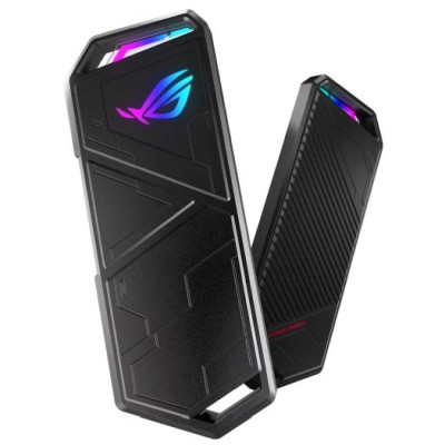 Externt kabinett Asus ROG Strix Arion, M.2 NVMe SSD, USB-C 3.2, thermal pads, Aura Sync RGB