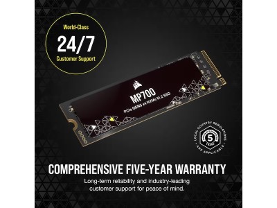 1 TB Corsair MP700 SSD, M.2 2280 NVMe PCIe 5.0#8