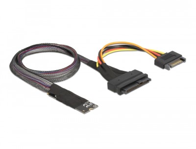 DeLOCK M.2 Key M till U.2 SFF-8639 NVMe-adapter med 50 cm kabel#2