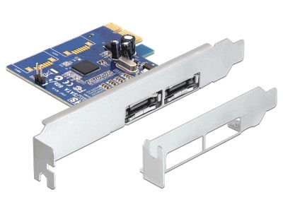 DeLOCK PCI Express Card >2 x external  eSATA 6 Gb/s