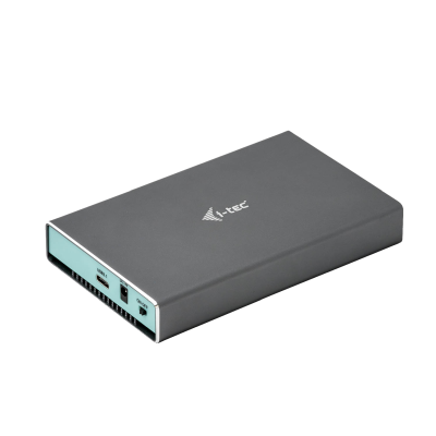 Externt kabinett i-tec MySafe, USB 3.0/USB-C 3.1 till 2xM.2 SSD SATA, RAID 0/1/JBOD, 10Gbps