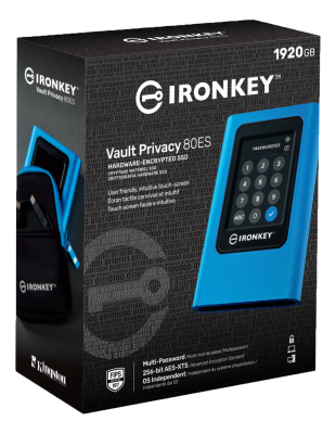 1,92 TB Kingston IronKey Vault Privacy 80, pekskärm, USB-C 3.2 Gen.1#3