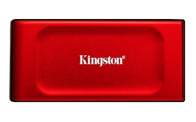 1 TB Kingston XS1000R Portable SSD, USB-C 3.2 Gen.2 - Röd