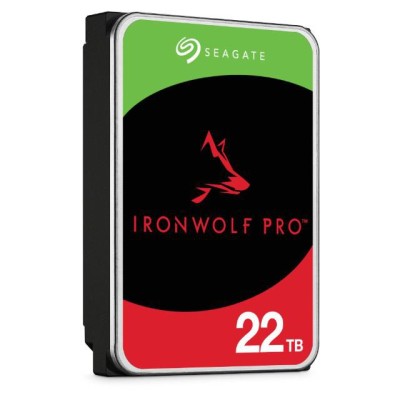 22 TB Seagate Ironwolf PRO, 7200 rpm, 512 MB cache, SATA3, NAS drive 24/7-drift