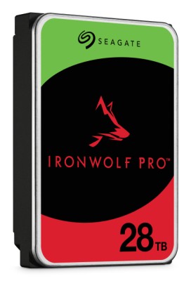 28 TB Seagate Ironwolf PRO, 7200 rpm, 512 MB cache, SATA3, NAS drive 24/7-drift