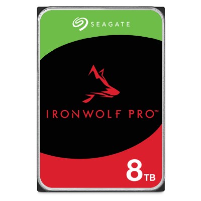 8 TB Seagate Ironwolf PRO, 7200 rpm, 256 MB cache, SATA3, NAS drive 24/7-drift