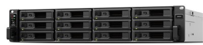 Synology Rack-FlashStation SA3610, 12-bay NAS, Intel Xeon 12-Core 2,1GHz CPU, 16 GB RAM, 2x10GbE+2x1Gbe, rackmonterbar 2U