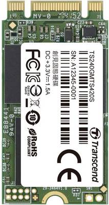 TRANSCEND 256GB M.2 2242 SSD SATA3 B+M Key TLC