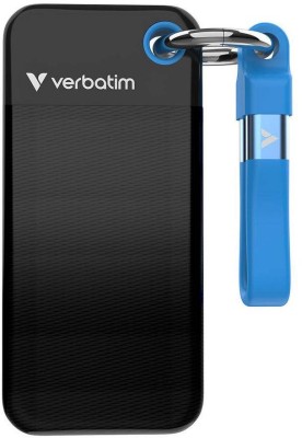 2 TB Verbatim Pocket SSD, USB 3.2 Gen2 - Svart/Blå#1
