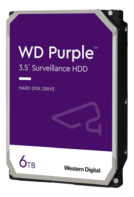 6 TB WD Purple, 5400 rpm, 128 MB cache, SATA3