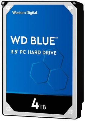 4 TB WD Blue, 5400 rpm, 64 MB cache, SATA3