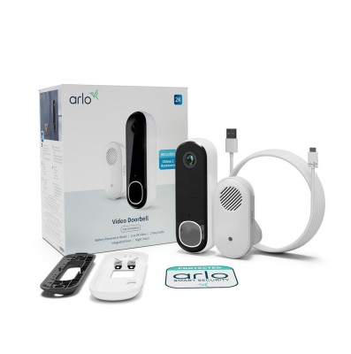 Arlo Essential 2 Video Doorbell 2K w/ chime